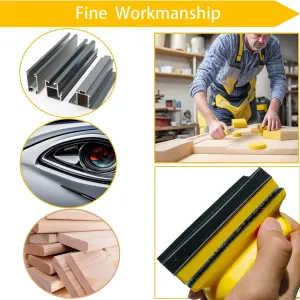 16 PCS Handheld Hand Sanding Blocks Set Hook and Loop Interchangeable Design for Diverse Applications Perfect for DIY Enthusiasts