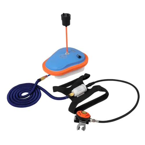 LIEYLY01 Scuba Diving Snorkel Equipment Diving Mobile Ventilator Tankless Waterproof Portable Rechargeable Underwater Snorkel 7M