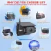 Solar Powered RV Wireless Backup Camera 1080P HD IP69K Night Vision Waterproof Rechargeable CCD Sensor Wide Angle