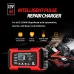 RJTianye 12V 8A 4ah-150ah Intelligent Pulse Repair Charger 110-230V AC Car Motorcycle Battery Charger LiFePO4 Charger Digital LCD Display