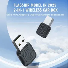 Mini Ultra Wireless USB Adapter for Car CarPlay Android Auto Stability and Convenience Plug and Play