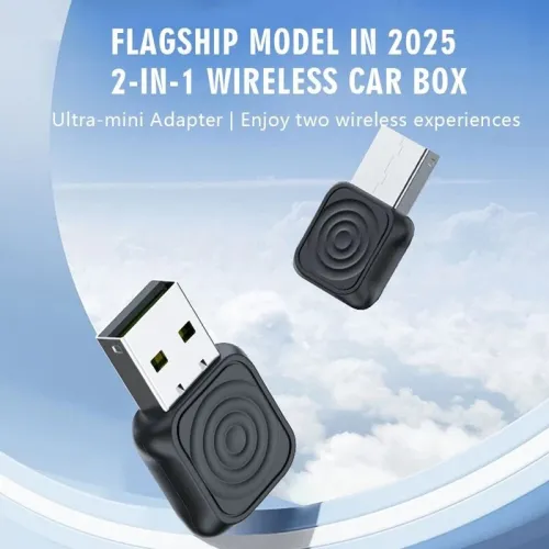Mini Ultra Wireless USB Adapter for Car CarPlay Android Auto Stability and Convenience Plug and Play