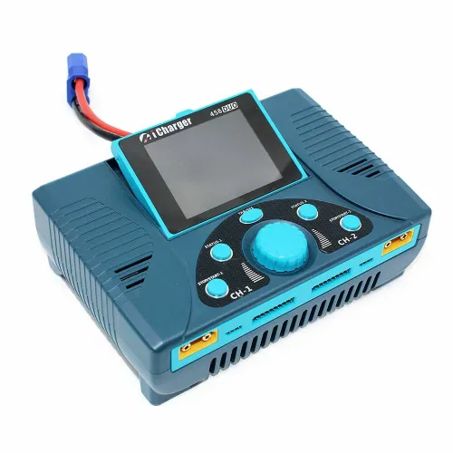iCharger 458Duo 1600W 45A Dual Channel TYPE-C Balance Charger/ Discharger For LiPo LiFe LiVH NiMH NiCd Battery