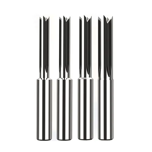 Four-Blade Carbide Tenon Cutter Woodworking Mortise and Tenon Door Lock Hole Opener Smooth Cutting Tool 8mm 9mm 10mm 12mm