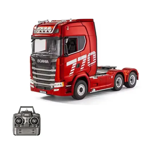 Huina 1501 1/18 2.4G 19CH Scania Tractor Truck RTR Cool Light Full Scale RC Car Vehicle Models