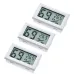 3Pcs Mini Hygrometer Thermometer Digital Temperature Humidity Monitor Compact Portable Design LCD Display Indoor Use