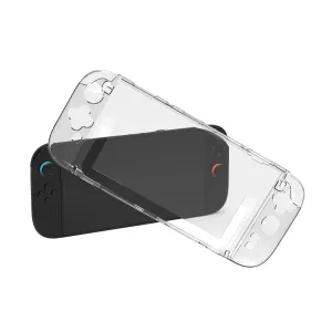For Switch2 Split Crystal Case Anti-Scratch Shockproof PC Protective Shell Precision Fit Full Stand Access Clear Protective Cover Gaming Accessories JYS JYS-NS2273