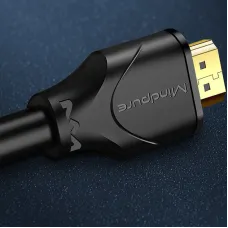 Mindpure HD002 3D 4K HD to HD Cable High Speed HD2.0 Golden Plated Connection HDTV Cable Cord 1.5M/2M/3M Long for Laptop TV Monitor Set Top Box