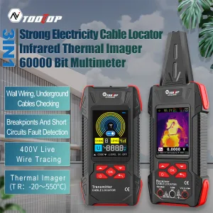 AV TOOLTOP ET938 ET938PRO 3-in-1 Wire Locator Multimeter Infrared Thermal Imaging Camera LCD Screen Rechargeable Lithium Battery Cable Tracking Depth Up to 2m Wide Temperature Range Multitool