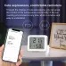 Ewelink Smart Zigbe Temperature Humidity Sensor LCD Display Thermometer Hygrometer APP Remote Control Real-time Monitoring Work with Alexa Google Home