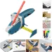 Drillpro Gypsum Board Cutting Tool All-in-one Hand Tool with Measuring Tape and Utility Cutter Alloy Gypsum Board Cutter for DIY Gypsum foam Board KT Board Cardboard