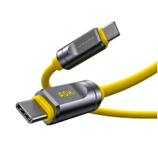 AOHi Adonis 5A 240W USB4 2.0 Type-C to Type-C Cable 120Gbps Bandwidth PD3.1 Fast Charging Data Transmission 8K/4K@540Hz Compatible with Thunderbolt5 Core Line 1M Long for iPhone 16 16 Pro 15 Pro Max for HUAWEI for SAMSUNG for iPad Pro