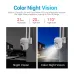 ESCAM PVR007 3MP 1296P Full Color Wireless PTZ IP Dome Camera H.265 IP66 AI Humanoid Detection Home Security CCTV Baby Monitor