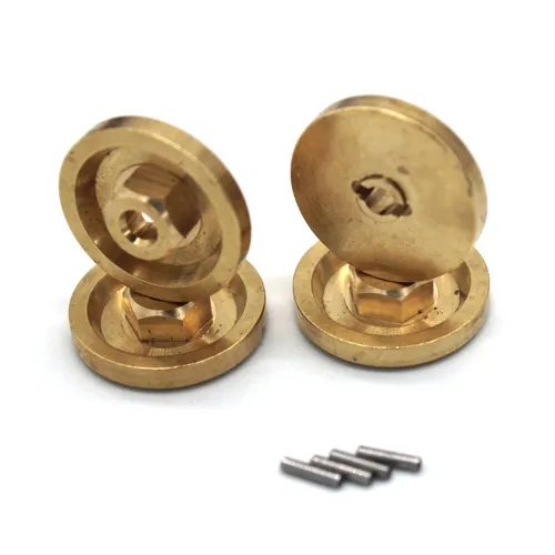 4PCS Upgraded Metal Hex Adaper 7mm for Land Rover Camel FMS FCX24M 1/24 RC Cars Vehicles Models Spare Parts