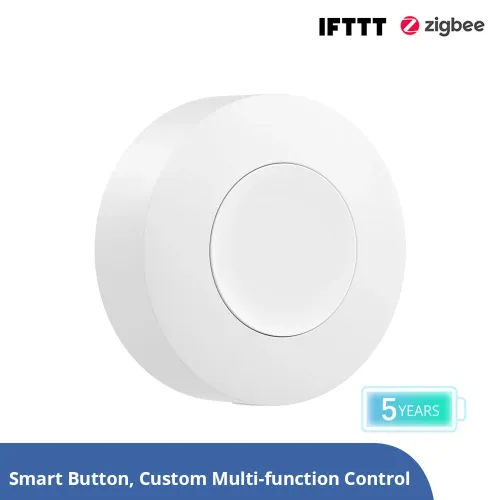 SONOFF SNZB-01P Zigbee3.0 Wireless Smart Switch Custom Button Action Two-way Control Smart Scene Control With Alexa Google Home