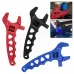 Universal AN3-12 Adjustable Wrench Lightweight Aluminum Fitting Tool Corrosion-Resistant AN Hose Fitting Spanner Red/Black/Blue
