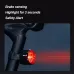 GIYO Smart Brake Sensing RGB Bicycle Taillight Waterproof Warning Flash Lamp USB Charge Bike Rear Light for Outdoor MTB Night Riding Safting