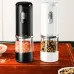 Comfook Automatic Salts and Pepper Mill Rechargeable Electric Condiment Grinder Adjustable Coarseness For Pepper Coffee Bean Salts