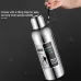 IPRee Large Capacity 1000ml/2000ml Cold Thermal Thermos Tumbler Stainless Steel Insulated Tea Coffee Water Bottle Insulation Flask Pot Travel Mug