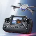 YLR/C E99 / E99D WiFi FPV with LCD Screen Controller HD Dual Camera Lighting Arms Optical Flow Positioning Colorful LED Light Foldable RC Drone Quadcopter RTF