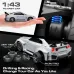 Hstar D43-01 RTR 1/43 2.4G 4WD Drift RC Car Gyro Mini Full Proportional Alloy Body Shell LED Light Remote Control High-Speed Motor On-Road Racing Vehicle Model Boys Gifts Toys