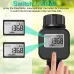 SGS05 Digital Water Flow Meter High Accuracy IP6X Waterproof Four-mode Measure Water Consumption and Flow Rate for Outdoor Garden Watering Irrigation Hose