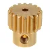 SG 1603 1604 UDIRC 1601 RC Car Spare Copper Motor Gear 16T 0.6M 1603-036 Vehicles Model Parts