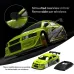 Turbo Racing C66 RTR 1/76 2.4G RWD Mini Drift RC Car with Upgrading Gyro Motor Throttle Curve Micro Full Proportional LED Light On-Road Racing Remote Control Vehicles Models Kids Children Toys