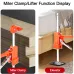 2PCS Labor Saving Handle Arm Jack Woodworking Clamps 400KG Lift Capacity Multi-Function Height Adjustment Lifting Device Door Panel Lifting Cabinet Jack