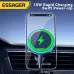 ESSAGER Magnetic Wireless Charger Car Holder RGB Color Lighting 360 Free Rotation 15W Fast Charge Suitable For Dashboard Air Outlets 4.5-7 inch Mobile Devices