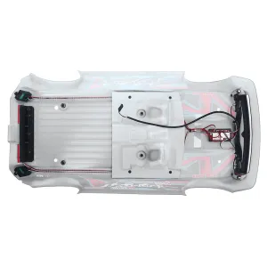 Wltoys 104072 1/10 RC Car Spare Body Shell Tail Wing w/ LED Light Painted 2103/2106 Vehicles Models Parts Accessories