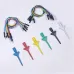 18PCS High-Pressure Differential Multimeter Testing Hook Universal Compatibility with Aircraft-Type IC Clamp Compact Design Probe Needle for Precision Lab Work and Circuit Testing