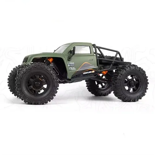 HPI  Venture18 CC Flux RTR 1/18 2.4G 4WD Mini Brushless RC Car LCG Competition Aluminum Chassis Differential Lock Straight Axles Rock Crawler Off-Road Climbing Truck Vehicles Models Metal Gears Oil Shocks Toys