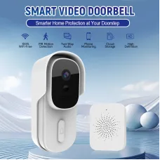 Tuya Smart Video Doorbell 720P HD Security Camera Support AI Human Detect Motion Alert PIR Two Way Audio Wireless Visual Doorbell