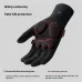 Golovejoy Winter Cycling Gloves for Men Women Outdoor Sports Windproof Waterproof Fleece Warm Non-slip Shock Absorption Bike Gloves