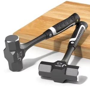 Z50 Sledge Hammer 2LB-3LB Heavy Duty One-Piece Forged Steel Non-Slip Handle for Brick Drilling Crack Hammering Construction