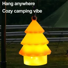 IPRee LEChristmas Tree Night Light with 10 Meters Colorful Atmosphere Lantern Rechargeable with Hook Outdoor Camping Lamp