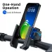 XANEPhone Holder 4.5"-7.0" Adjustable Phone Stand 360 Rotatable Shockproof Portable Bike Holder Phone Bracket for Bicycle Motorcycle