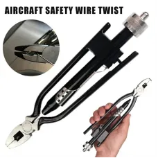 6/9 Inch Safety Wire Twisting Pliers with Spring Return Quick Twisting Pliers Wire Pliers Tool for Aircraft Auto Industry