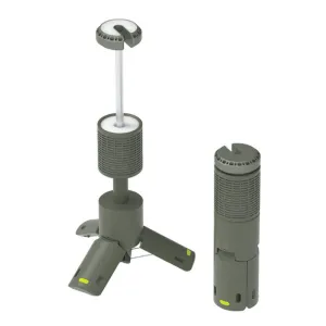 Bikight Height Adjustable Tripod Stand Camping Lamp Foldable Portable Telescopic Lanterns Built-in 10000mAh USB-Rechargeable Waterproof Outdoor Magnetic Lamp Mood Light