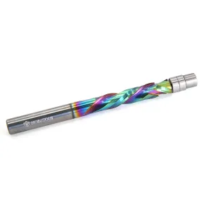 HONGDUI Compression Flush Trim Router Bit 1/4 Inch Shank 1/4 Inch Cutting Dia. Pattern Bit Bottom Bearing Double BB