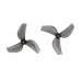 4 Pairs GEMFAN 35mms 3-blade 1mm Hole PC Propeller for RC FPV Racing Drone