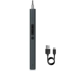 153-in-1 Electric Screwdriver Set 3 Speed Adjustable 650mAh Rechargeable Battery 4 LED Lighting 200rpm Versatile Torque Settings Complete Toolkit