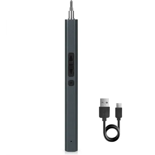 153-in-1 Electric Screwdriver Set 3 Speed Adjustable 650mAh Rechargeable Battery 4 LED Lighting 200rpm Versatile Torque Settings Complete Toolkit