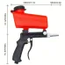 Portable Gravity Pneumatic Sandblasting Gun 90psi High-Pressure Adjustable Flow Large Capacity Versatile for Small Air Blasting & Derusting