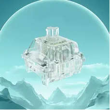 10/30/70Pcs Gateron Magnetic Jade Max Switch Set Hall Effect Linear Feel Transparent Adjustable Actuation Travel HIFI Sound Pre-Lubed 150 Million Keystrokes