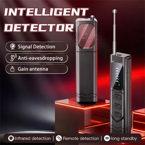 T17 Camera Detector Wireless Signal Infrared Scanner Anti-Positioning Monitoring Hotel Anti-Sneak Peek Detector 5-level Sensitivity Adjustable
