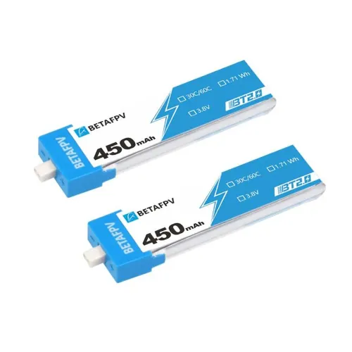 4PCS BETAFPV BT2.0 450mAh 30C 1S Battery for Emax Tinyhawk Meteor 75 Cetus Pro Cetus X FPV Drone