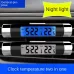 Car Air Outlet Thermometer Time Display High Precision Electronic Digital Car Clock LED Thermometer with Back Luminous