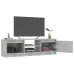 TV Cabinet Concrete Gray 47.2"x11.8"x13.9" Chipboard